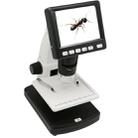 500X 5 Mega Pixels 3.5 inch LCD Standalone Digital Microscope with 8 LEDs, Support TF Card up to 32G (DMS-038M)(White) - 1