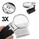 Multifunction 3X Handheld & Hands Free Magnifier with 2 LED Lights - 2
