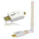 Mini High Power 802.11N 150M Wireless USB Adapter Card(White) - 1
