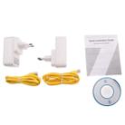 2 PCS 7HP120 200Mbps Powerline Network Mini Homeplug AV Ethernet Bridge, EU Plug(White) - 4