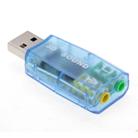 USB DSP 5.1 External Sound Card Adapter Mono Channel (Color random delivery) - 1