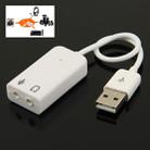 7.1 Channel USB Sound Adapter(White) - 1