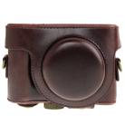 Leather Camera Case Bag for Sony HX50 (Coffee) - 1