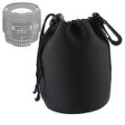 Neoprene SLR Camera Lens Carrying Bag Pouch Bag with Carabiner, Size: 10x14cm(Black) - 1