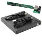 USB 2.0 Universal Notebook External 12.7mm CD/DVD SATA Port Optical Drive Box Kit(Black) - 1