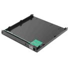 USB 2.0 Universal Notebook External 12.7mm CD/DVD SATA Port Optical Drive Box Kit(Black) - 3