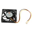 High Speed 7cm 3-pin Cooling Fan(Black) - 1