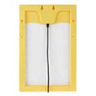 15V 5.5W Portable Solar Panel with Holder Frame, 5.5 x 2.1mm Port(Yellow) - 3