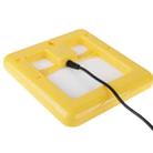 12V 2W Portable Solar Panel with Holder Frame, 5.5 x 2.1mm Port(Yellow) - 5