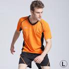 Football / Soccer Team Short Sports (T-shirt + Short) Suit, Color Blue + Red (Size: L) - 1