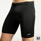 Men's Stylish Flexible Football Training / Professional Shovel Ball Sports Skinny Pants, Black (Size: M) - 1