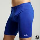 Men's Stylish Flexible Football Training / Professional Shovel Ball Sports Skinny Pants, Blue (Size: M) - 1