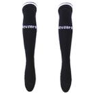 Towel Bottom Material Overknee Stocking Football Sport Socks (Black) - 1