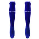 Towel Bottom Material Overknee Stocking Football Sport Socks (Blue) - 1