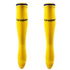 Towel Bottom Material Overknee Stocking Football Sport Socks (Yellow) - 1