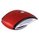 Wireless 2.4GHz 800-1200-1600dpi Snap-in Transceiver Folding Wireless Optical Mouse / Mice(Red) - 2