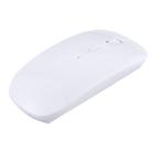 2.4GHz Wireless Ultra-thin Laser Optical Mouse with USB Mini Receiver, Plug and Play(White) - 3