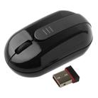 2.4GHz Wireless Mini Optical Mouse with USB Mini Receiver, Plug and Play, Working Distance up to 10 Meters (Black) - 1