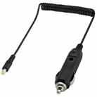 2A Car 4.0 x 1.7mm Power Supply Adapter Plug Coiled Cable Car Charger, Length: 40-140cm - 2