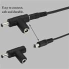 2A 5.5 x 2.1mm DC Power Supply Adapter Plug Coiled Cable Car Charger, Length: 40-140cm - 5