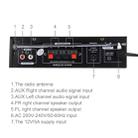 AK-901 Stereo Audio Karaoke Power Amplifier with Remote Control, Support SD Card / USB Flash Disk(Black) - 5