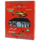 AK-901 Stereo Audio Karaoke Power Amplifier with Remote Control, Support SD Card / USB Flash Disk / FM Radio(Black) - 8