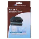All in 1 Internal XD /SD /MMC /T-Flash /MS PRO Duo /CF /M2 Memory Card, USB 2.0 Embedded Card Reader(Black) - 4