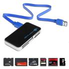 USB 3.0 Card Reader, Super Speed 5Gbps, Support CF / SD / TF / M2 / XD / MS Card, Plastic Shell - 6