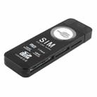 USB Universal Card Reader, Support SD / MMC /SIM / TF Card(Black) - 3