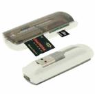 USB 2.0 Multi Card Reader, Support SD/MMC, MS, TF, M2 Card(Grey) - 1