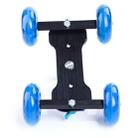 DEBO First Generation Camera Truck / Floor Table Video Slider Track Dolly Car for DSLR Camera / Camcorders(Blue) - 3