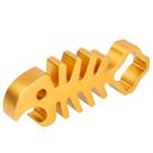 TMC Fishbone Style Aluminium Tighten Wrench Nut Spanner Thumb Screw Tool for for GoPro Hero11 Black / HERO10 Black / HERO9 Black /HERO8 / HERO7 /6 /5 /5 Session /4 Session /4 /3+ /3 /2 /1 / Max, DJI OSMO Action and Other Action Cameras(Gold) - 3