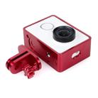 TMC Lightweight CNC Aluminum Headset Mount for XiaoMi YI Sport Camera(Red) - 4