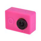 XM03 Silicone Gel Protective Case for Xiaomi Yi Sport Camera(Magenta) - 1