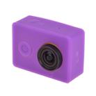XM03 Silicone Gel Protective Case for Xiaomi Yi Sport Camera(Purple) - 1