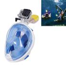 Water Sports Diving Equipment Full Dry Diving Mask Swimming Glasses for GoPro HERO11 Black/HERO10 Black / HERO9 Black / HERO8 Black / HERO6/ 5 /5 Session /4 /3+ /3 /2 /1, L Size(Blue) - 1