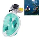 Water Sports Diving Equipment Full Dry Diving Mask Swimming Glasses for GoPro HERO11 Black/HERO10 Black / HERO9 Black / HERO8 Black / HERO6/ 5 /5 Session /4 /3+ /3 /2 /1, L Size(Light Green) - 1
