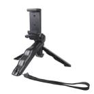 Portable Hand Grip / Mini Tripod Stand Steadicam Curve with Straight Clip for GoPro HERO 4 / 3 / 3+ / SJ4000 / SJ5000 / SJ6000 Sports DV / Digital Camera /  iPhone , Galaxy and other Mobile Phone(Black) - 1