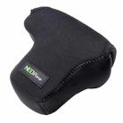 NEOpine Neoprene Shockproof Soft Case Bag with Hook for Fujifilm X-T10 Camera(Black) - 1