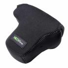NEOpine Neoprene Shockproof Soft Case Bag with Hook for Fujifilm X-T10 Camera(Black) - 3