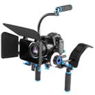 YELANGU YLG1102A-B Dual Handles Camera Shoulder Mount Kit with Matte Box & C Mount for DSLR Camera / Video Camera - 1