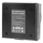 Dual Channel Digital Battery Charger for Sony F550 / F730 / F750 / F960 / F960H, EU Plug(Black) - 3