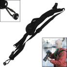 Safe & Fast Quick Rapid Camera Single Sling Strap with Strap Underarm Stabilizer(Black) - 1