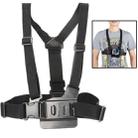 ST-26 Adjustment Elastic Body Chest Straps Belt for GoPro Hero11 Black / HERO10 Black / HERO9 Black / HERO8 Black / HERO7 /6 /5 /5 Session /4 Session /4 /3+ /3 /2 /1, Insta360 ONE R, DJI Osmo Action and Other Action Cameras(Black) - 1