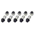 DIY 16mm 5-Pin GX16 Aviation Plug Socket Connector (5 Pcs in One Package, the Price is for 5 Pcs)(Silver) - 1