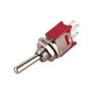 DIY 3-Pin Toggle Switch (5 Pcs in One Package, the Price is for 5 Pcs)(Red) - 3