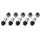 DIY 16mm 6-Pin GX16 Aviation Plug Socket Connector (5 Pcs in One Package, the Price is for 5 Pcs) - 1