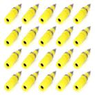 20 in 14mm DIY Binding Post Terminals, M3x45(Yellow) - 1