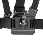 ST-25 Adjustable Body Chest Strap Mount Belt Harness with Buckle Bracket Screw for GoPro Hero11 Black / HERO10 Black / HERO9 Black / HERO8 Black / HERO7 /6 /5 /5 Session /4 Session /4 /3+ /3 /2 /1, Insta360 ONE R, DJI Osmo Action and Other Action Cameras(Black) - 5