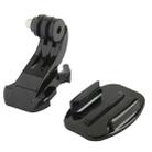 ST-57 J-Hook Buckle Mount + Sticker + Flat Surface for GoPro Hero11 Black / HERO10 Black /9 Black /8 Black /7 /6 /5 /5 Session /4 Session /4 /3+ /3 /2 /1, DJI Osmo Action and Other Action Cameras - 6